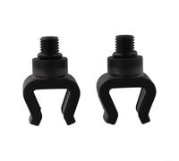 Shophubio Cabezal antideslizante para caña de pescar carpa, diseño en forma de U que evita enganches, rosca de 3/8 pulgadas que se adapta a la mayoría de bancas, material ABS y TRP para río lago
