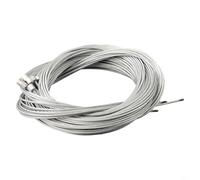 Shophubio Cable de cambio de acero inoxidable para cambio trasero, 10 unidades, cable de cambio de marcha de ciclismo de longitud larga compatible con bicicleta de montaña,