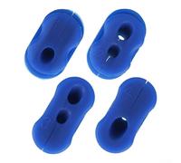 Shophubio Cable de repuesto para Xiaomi, manga de alambre de silicona para reparación de scooter eléctrico, cubierta de cable antidesgaste para piezas de scooter E (azul)