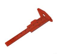 Shophubio Calibrador vernier de plástico de 0 a 80 mm con escala dual de mm/pulgadas, herramienta de medición de profundidad/altura/diámetro para joyas, antigüedades, ciencia escolar y taller