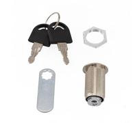 Shophubio Cerradura de leva para gabinete, cajón, buzón, taquilla, archivador y gabinete de herramientas, cerradura de aleación de zinc con 2 llaves, llave para diferir, para puertas de madera, metal