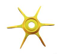Shophubio CNC Aluminio Six Star Drag para Daiwa Tatula 300 400 Saltist PE 23, pieza de reparación de carrete de pesca, sistema de actualización de cebo (oro claro)