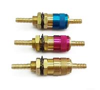 Shophubio Conectores rápidos de agua a gas para MIG para soplete soldador TIG, acopladores de manguera de soldadura de 5 mm con diseño de flujo rápido, accesorios de liberación rápida rojo, azul