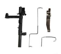 Shophubio Conjunto de eje de resorte de sierra de gas para MS180 MS170 018 017, kit de interruptor de palanca de barra de estrangulador del acelerador, piezas de reparación de enlace de carburador