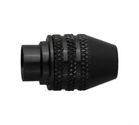 Shophubio Convertidor de vástago universal para herramientas mini giratorias, portabrocas sin llave, abrazadera roscada M7 M8x0.75 de tres mandíbulas, adaptador de broca de cambio rápido de alta