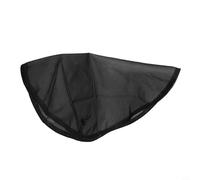 Shophubio Cubierta de agua de lluvia de 60 cm, red de malla de poliéster negro con cordón para prevención de hojas de agua, tapa de almacenamiento de jardín al aire libre