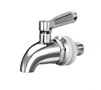 Shophubio Dispensador de bebidas de acero inoxidable 304, para grifo duradero para vino, cerveza, té, jugo y agua, se adapta a tarros dispensadores de 12 mm/16 mm (B)