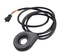 Shophubio Dual Hall - Detector de velocidad de asistencia de pedal con 12 imanes para bicicleta, para kits de conversión de bicicletas eléctricas, unidad de repuesto negra (1 unidad)