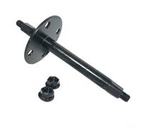 Shophubio Ejercicio para eje de rueda de bicicleta de repuesto para bicicletas Tianxin, pedal de rueda central de metal de 165-181 mm con espacio entre agujeros de tornillo de 60-66 mm, negro (17 mm x