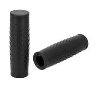 Shophubio Empuñaduras antideslizantes de polietileno para scooters eléctricos Xiaomi (For/Pro/1S) - Fundas ergonómicas y absorbentes de golpes, 1 par (negro)