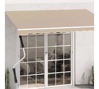 Shophubio Engranaje de enrollamiento de persiana manual, mango de manivela de toldo de metal y brazo de goma para toldo al aire libre, herramienta ergonómica de cuerda para jardín y patio