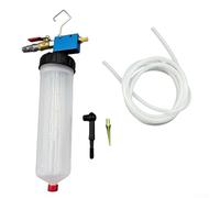 Shophubio Extractor de aceite manual de 300 cc para reemplazo de líquido de frenos automotriz, construcción ABS, herramienta de purga de frenos al vacío compatible con automóviles