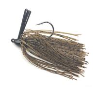 Shophubio Faldas de silicona para señuelos de pesca de lubina, falda de goma de 10 g con anillos de silicona, falda de señuelo de plástico suave para lucio, diseño de plantilla sin malas hierbas, (4#)