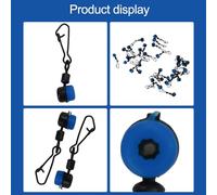 Shophubio Feeder Bead Link Swivels Quick Change Float Space Beans for Carp Fishing Rig Accessories Sliding Float Stop Pole Fishing Swivel Connector Line to Hook (8# (30 & g))