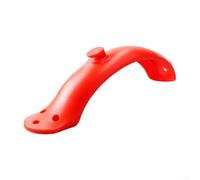 Shophubio Guardabarros trasero para scooter eléctrico Xiaomi For y Pro - Para protección contra salpicaduras de neumáticos de nailon duradero, 27 x 5 cm, rojo/blanco/negro para scooter (rojo)