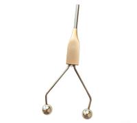 Shophubio Herramienta de amarre de pesca con mosca, herramienta de nudo de acabado de látigo de acero inoxidable con ojo de cerámica para un manejo suave de la línea, soporte de bobina para atar