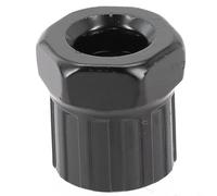 Shophubio Herramienta de extracción de piñones de casete trasero de bicicleta para extracción de rueda libre, enchufe de acero al carbono de 12 dientes compatible con bujes libres Sunrace, color negro