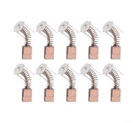 Shophubio Juego de cepillos de carbón para herramientas eléctricas, paquete de 10 cepillos de motor para GSR 180-LI GSB140-LI, repuesto para taladro eléctrico y amoladora 1607000CZ1