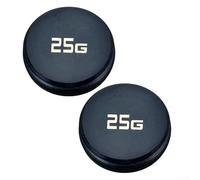 Shophubio Juego de pesas para putter Odyssey y Ai- para tornillos de peso de aleación, rango de 7 tamaños (5 g a 35 g), peso de la cabeza del putter negro (25 g)