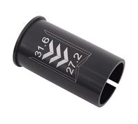 Shophubio Juego reductor de poste de sillín de aleación de aluminio para bicicleta de montaña - Adaptador de conversión de 28,6 mm, 30,4 mm, 30,8 mm, 31,6 mm a 27,2 mm, con funda de protección de