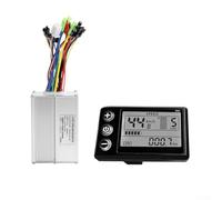 Shophubio Kit de conversión EBike con controlador sin escobillas de onda sinusoidal de tres modos de 20 A, instrumento LCD S866 y carcasa de aluminio que disipa el calor