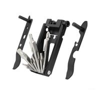 Shophubio Kit de herramientas portátil para reparación de bicicletas, 23 en 1, multiherramienta para mantenimiento de ciclismo, herramienta de mano compacta de acero al cromo vanadio (sin caja)