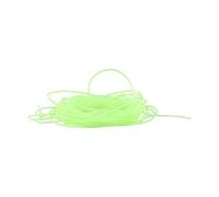 Shophubio Línea de pesca de 2 mm y 3 mm de diámetro exterior que brilla en la oscuridad, tubo luminoso para pesca nocturna y atracción de peces de aguas profundas, alambre de aparejo de señuelo de PVC