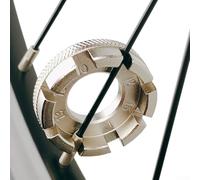 Shophubio Llave de radio ajustable para bicicletas de montaña y carretera, multitamaño para herramienta de llave de radios con 9-15 tamaños, acero galvanizado para herramienta de afinación de ruedas