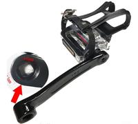 Shophubio Manivela de acero de 170 mm para ejercicio para bicicleta, par de brazos de manivela compatibles con equipos de ciclismo de interior, para rosca M14 de 13 x 13 mm, ajuste prismático