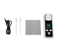 Shophubio Medidor portátil de concentración de azúcar con pantalla HD a color de 1.54 pulgadas, refractómetro digital para medición Brix 0-55%, probador de dulzura de frutas para miel y (JBM-10)