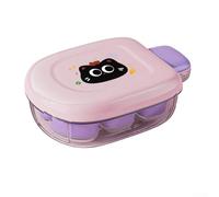 Shophubio Mini bandeja de hielo de silicona, cuadrada de presión para liberar, diseño flexible y compacto para una fácil liberación, batidos, entretenimiento y uso en la cocina (rosa)