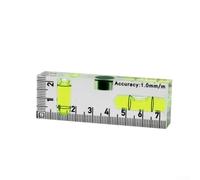 Shophubio Mini nivel de burbuja magnético transparente, multiángulo para nivel para medición horizontal, vertical y de 45 grados, herramienta de tamaño de bolsillo para bricolaje, RV (B)