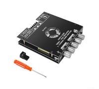Shophubio Módulo digital de 100 W con chip TPA3116D2, placa receptora de audio, módulo de audio inalámbrico con entrada AUX y USB, controlado por aplicación para (ZK-MT21)