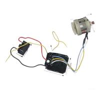 Shophubio Motor de sierra de una sola mano sin escobillas de 14 dientes para mini motosierra batería de litio compatible con metal plástico compacto kit de accesorios de herramientas