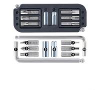 Shophubio Multiherramientas 10 en 1 para CRV de acero para reparación de bicicletas, kit de puntas de destornillador, herramienta portátil de mantenimiento de ciclismo con llave hexagonal y tornillo