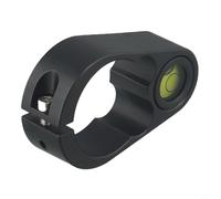 Shophubio Nivel de burbuja redondo de aleación de aluminio para barra de centrado de 36 mm, vial de ampolla para varillas de medición, accesorio de topografía de montaje GPS, compatible con total (36