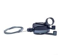 Shophubio Palanca de cambio de pulgar derecha de 7 velocidades de 22,2 mm para y para bicicletas plegables 3sixty, compatible con volantes de 4-5-6-7 velocidades, aleación de aluminio (gris)