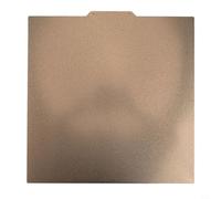 Shophubio Placa de construcción de acero con resorte magnético de 330 x 330 mm, hoja PEI texturizada de doble cara, plataforma extraíble con fuerte adherencia para impresora 3D (330 x 330 mm)