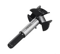 Shophubio Plantilla de bisagra oculta de 35 mm, plantilla de perforación de agujero de copa con guía de taladro de acero inoxidable y base de goma, herramienta de perforación de bisagra para armarios