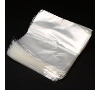 Shophubio POF Película retráctil 100 unidades, bolsas termorretráctiles para sellar, película de embalaje reciclable transparente, embalaje retráctil para artículos irregulares y agrupación (22 x 38