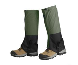 Shophubio Polainas transpirables para exteriores, resistentes al agua, protectores de piernas para senderismo, esquí, escalada, diseño ergonómico de tobillo, hebilla ajustable, barro, arena, defensa