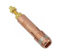 Shophubio Portabrocas de cobre para máquinas de soldadura de pernos - Accesorio de antorcha de soldadura de descarga de condensador, se adapta a tamaños de pernos M8, longitud total de 43,05 mm (M8)