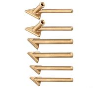 Shophubio Puntas de repuesto de acero para soldador de plástico de 80 W, compatible con soldadura de parachoques automático TPO PP TEO, boquilla resistente al calor de larga duración