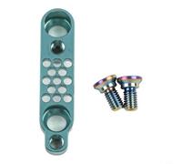 Shophubio Road - Adaptador de pinza de freno de disco frontal para bicicleta, montaje plano, 140 mm a 160 mm, para Campagnolo, aleación de aluminio 7075, negro (rojo)