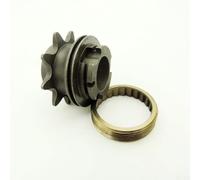 Shophubio Rueda libre 9T para piñón de engranaje, volante de inercia de 9 dientes con buje de rodamiento compatible con bicicletas de carretera y montaña, diámetro interior de 24 mm, 76 g Lightwe