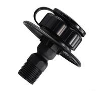 Shophubio RV City - Brida de entrada de agua con válvula de retención, conector de manguera de plástico para conexión de agua de RV, adaptador de rosca G1/2