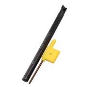 Shophubio SCLCR06 - Barra de perforación para torno CNC, soporte de herramientas de torneado con inserto CCMT060204-HM, barra de perforación de acero de aleación para mecanizado y corte de acero