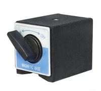 Shophubio Soporte de base magnética de rosca M8 para indicador de esfera, medidor digital e indicador con fuerte sujeción conmutable para herramientas de medición y metalurgia