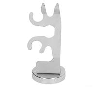Shophubio Soporte magnético para soplete de soldadura TIG y plasma, soporte ajustable con base robusta, soporte de metal resistente para uso en taller, color plateado