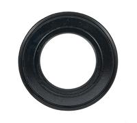 Shophubio Tapa de aleación de aluminio para auriculares superiores de 44 mm, para cabeza superior de bicicleta mecanizada CNC con anillo O sellado y funda de goma, interior de 28,6 mm (negro)